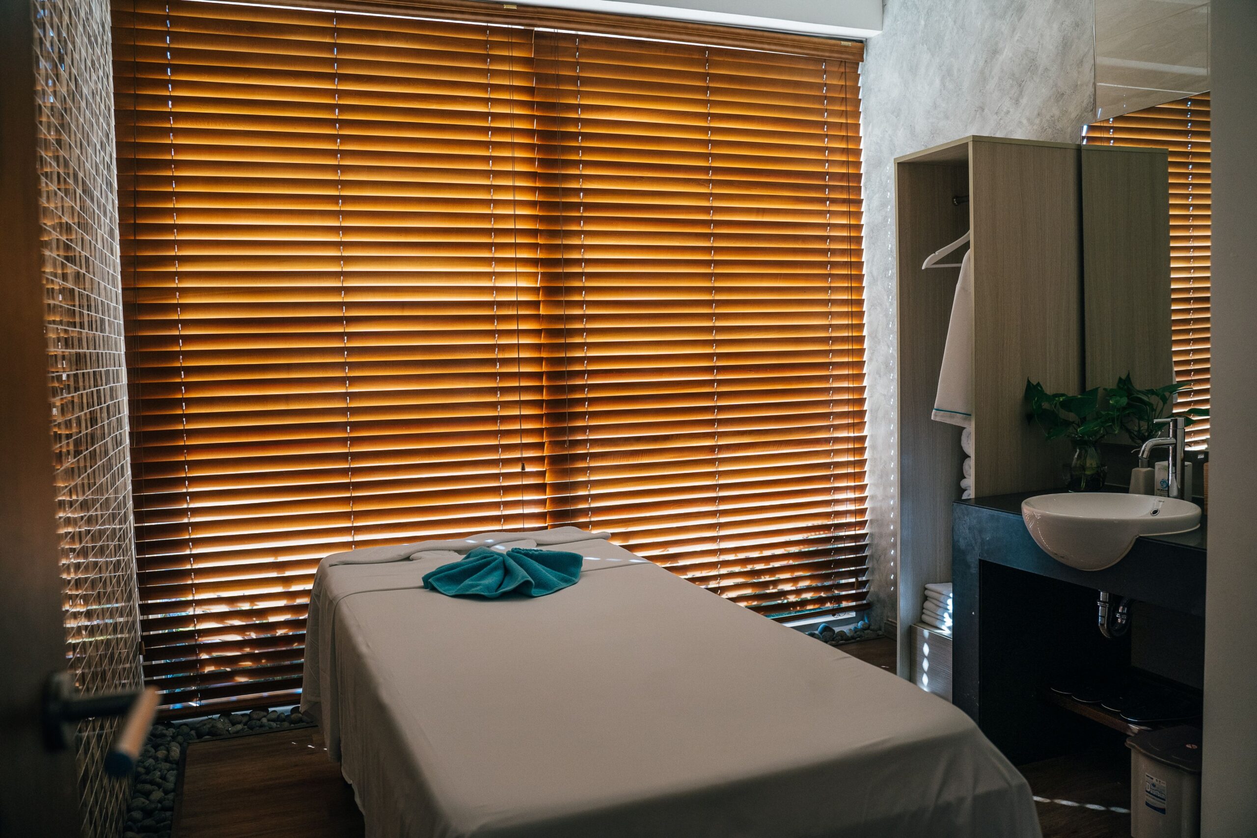 Luxury spa and massage setting at Neroli